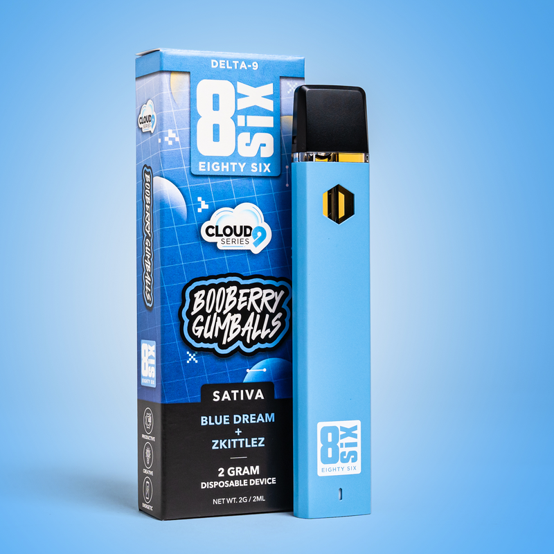 Eighty Six Booberry Gumballs Delta-9 THC 2G Disposable (Blue Dream) Best Sales Price - Vape Pens