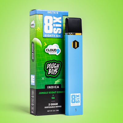 Eighty Six Dough Boys Delta-9 THC 2G Disposable (Jungle Scout Cookies) Best Sales Price - Vape Pens