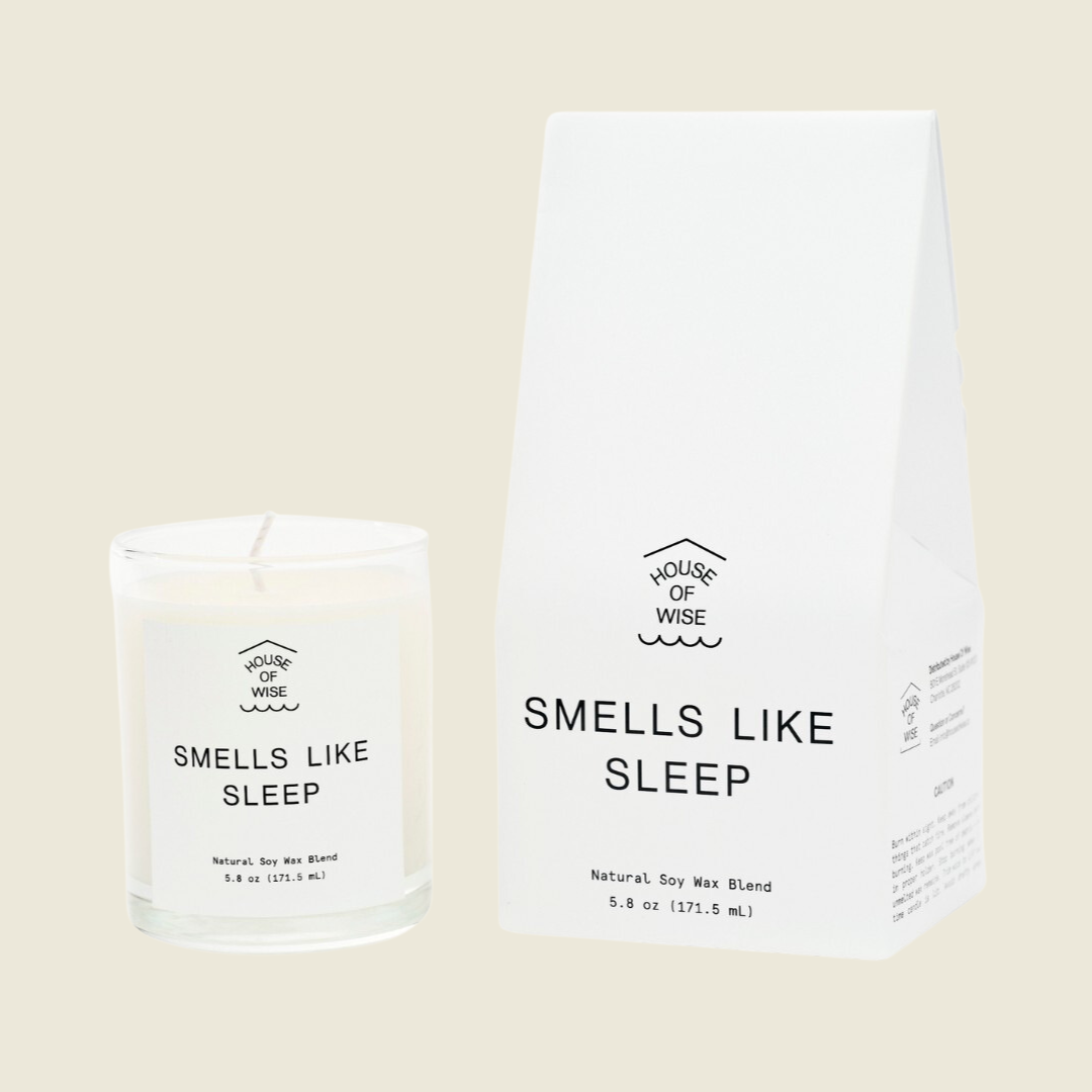 House of Wise Smells Like Sleep Candle (5.8oz) Best Sales Price - Smoke Odor Eliminators