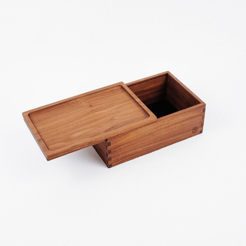 Marley Natural Lock Stash Box Black Walnut Best Sales Price - Accessories