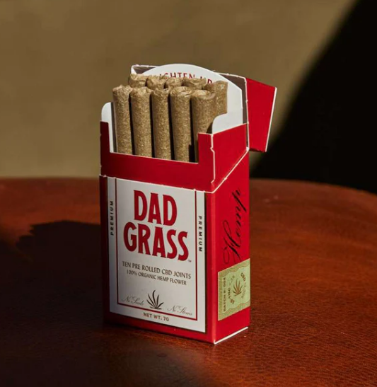 Dad Grass Hemp CBD Pre Rolled Joints 10 Pack Best Sales Price - Pre-Rolls