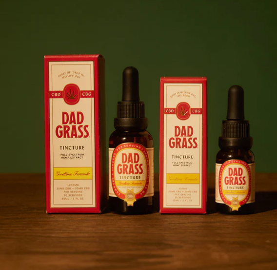 Dad Grass Mini Goodtime Formula CBD + CBG Tincture Best Sales Price - Tincture Oil