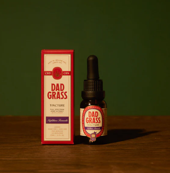 Dad Grass Mini Nighttime Formula CBD + CBN Tincture Best Sales Price - Tincture Oil