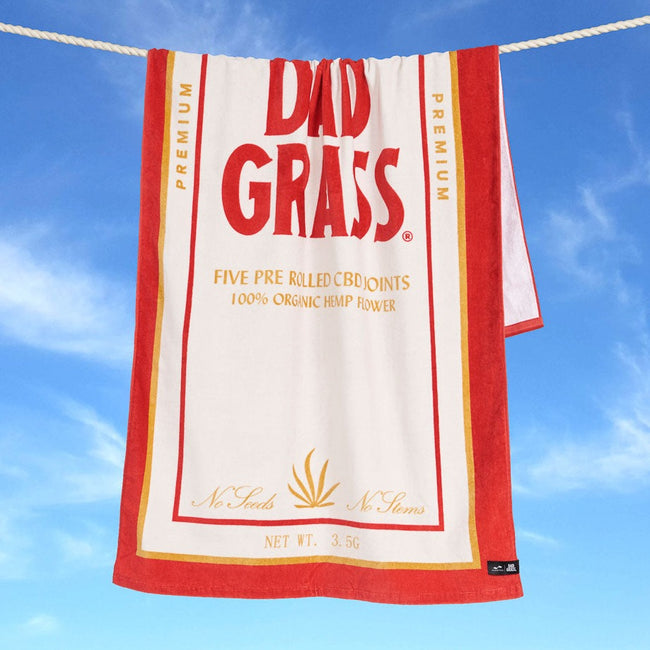 Dad Grass X Slowtide Towel Best Sales Price - Merch & Accesories