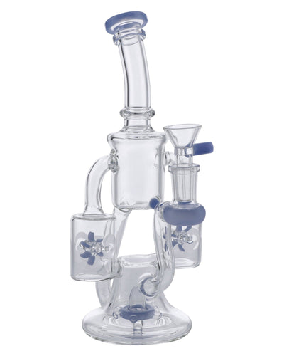 Daily High Club Dual Propeller Perc Recycler Bong Best Sales Price - Bongs