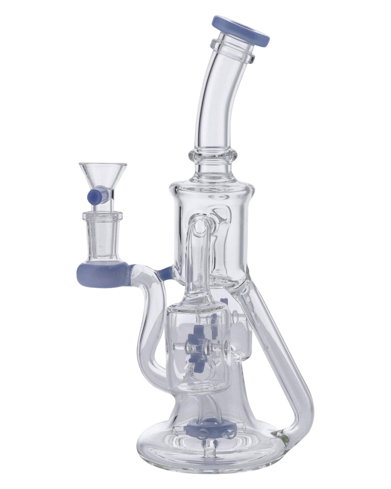 Daily High Club Dual Propeller Perc Recycler Bong Best Sales Price - Bongs