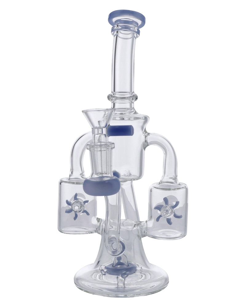 Daily High Club Dual Propeller Perc Recycler Bong Best Sales Price - Bongs