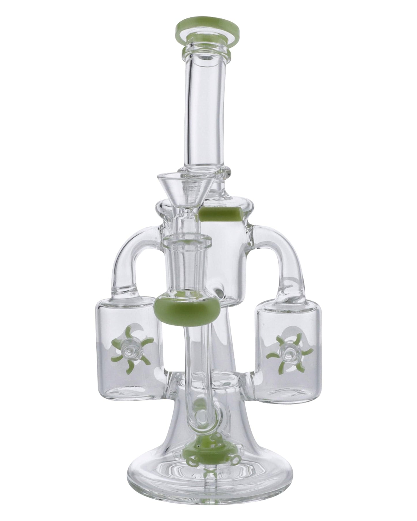 Daily High Club Dual Propeller Perc Recycler Bong Best Sales Price - Bongs