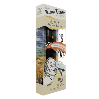 Mellow Fellow Dali's Dream Blend 2ml Disposable Vape Sunset Sherbet Best Sales Price - Vape Pens