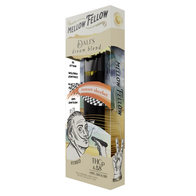 Mellow Fellow Dali's Dream Blend 2ml Disposable Vape Sunset Sherbet Best Sales Price - Vape Pens