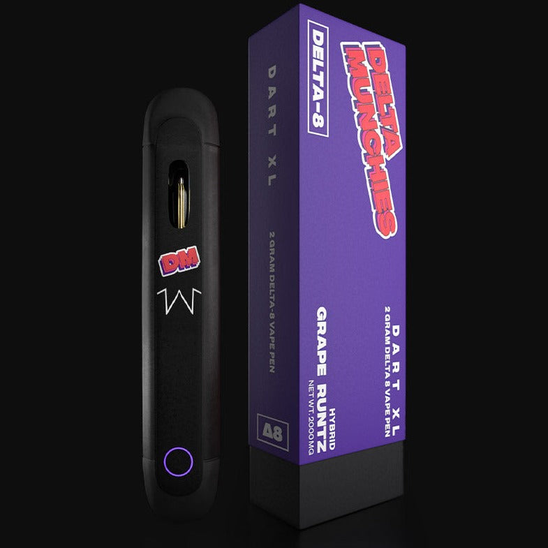 Delta Munchies Grape Runtz 2G Delta 8 Dart XL Best Sales Price - Vape Pens