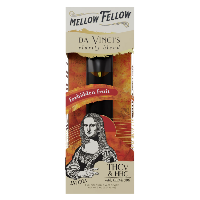 Mellow Fellow da Vinci's Clarity Blend 2ml Disposable Vape Forbidden Fruit Best Sales Price - Vape Pens