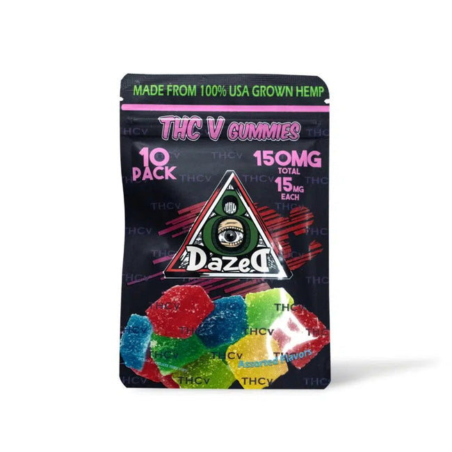 DazeD8 Delta 8 THCV Gummies – 10pc (15mg) Best Sales Price - Gummies