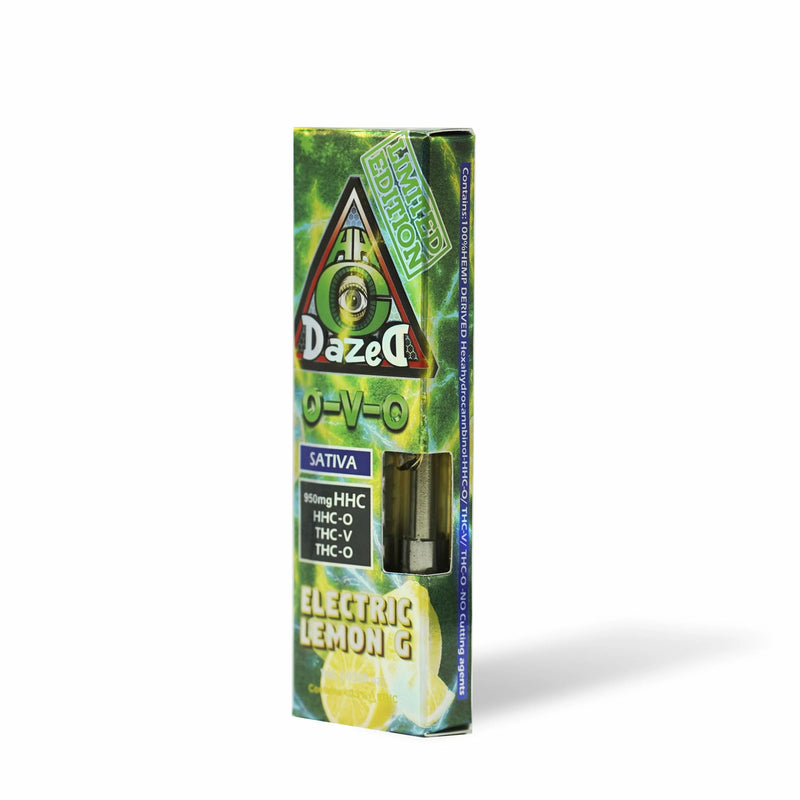 DazeD8 Electric Lemon G HHC-O + THCV + THC-O Cartridge (1g) Best Sales Price - Vape Cartridges