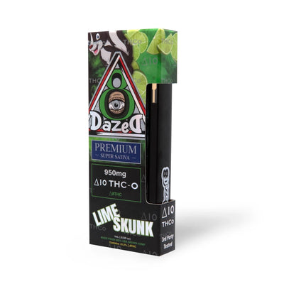 DazeD8 Lime Skunk Delta 10 THC-O Disposable (1g) Best Sales Price - Vape Pens