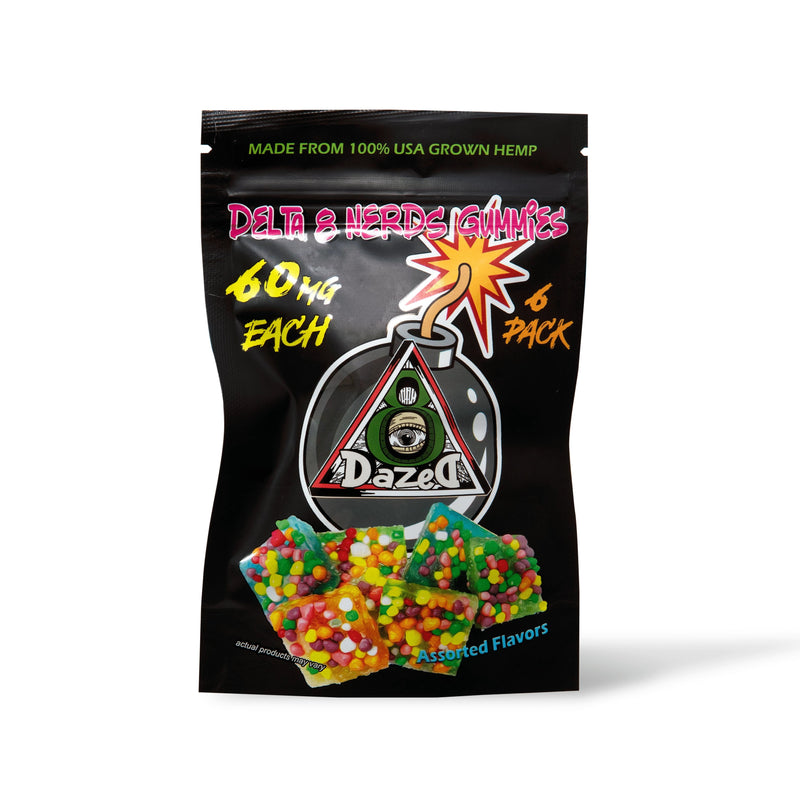DazeD8 Nerds Delta 8 Gummies – 6pc (60mg) Best Sales Price - Gummies
