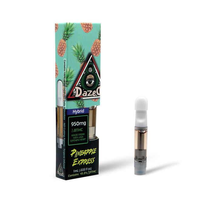 DazeD8 Pineapple Express Delta 8 Cartridge (1g) Best Sales Price - Vape Cartridges