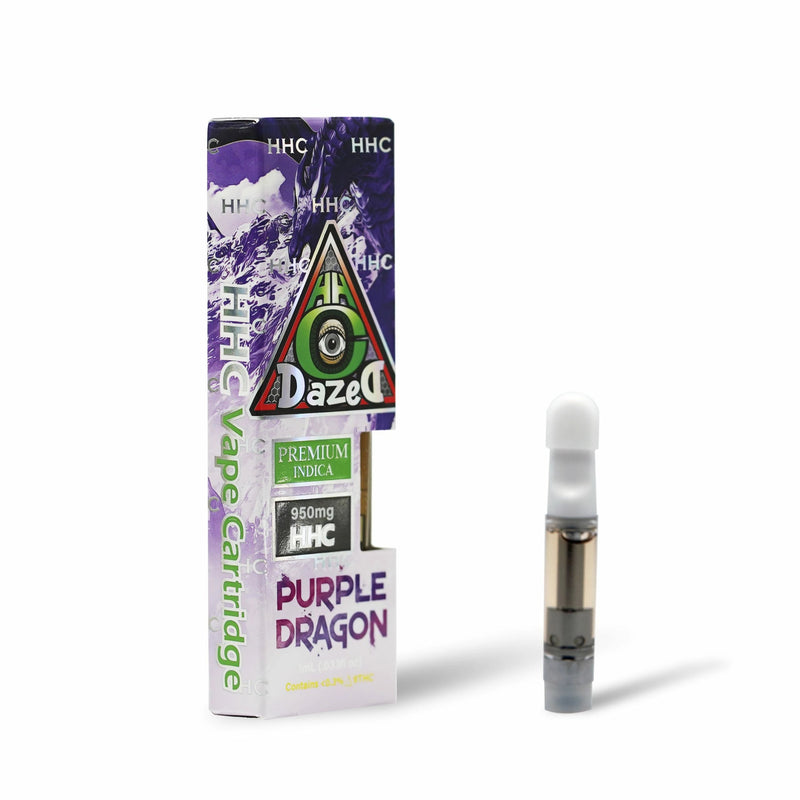 DazeD8 Purple Dragon HHC Cartridge (1g) Best Sales Price - Vape Cartridges