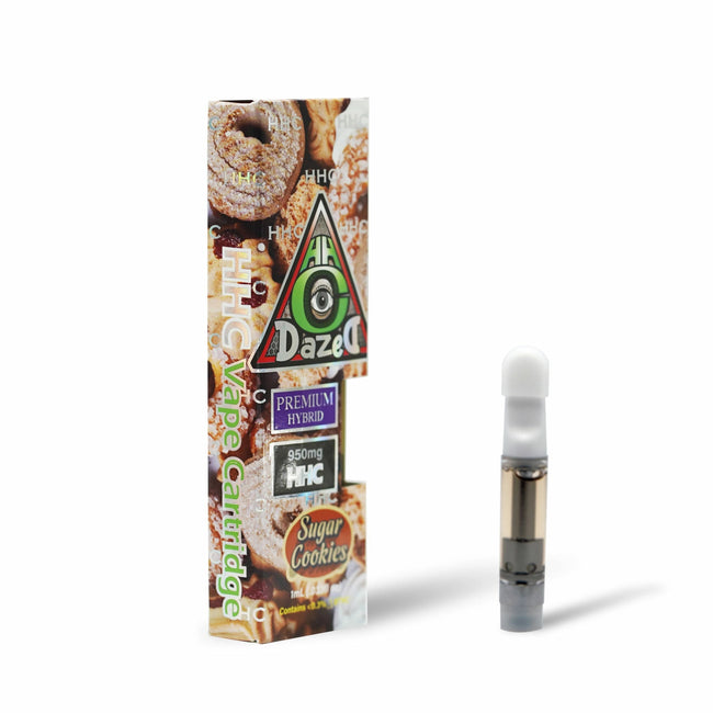 DazeD8 Sugar Cookies HHC Cartridge (1g) Best Sales Price - Vape Cartridges