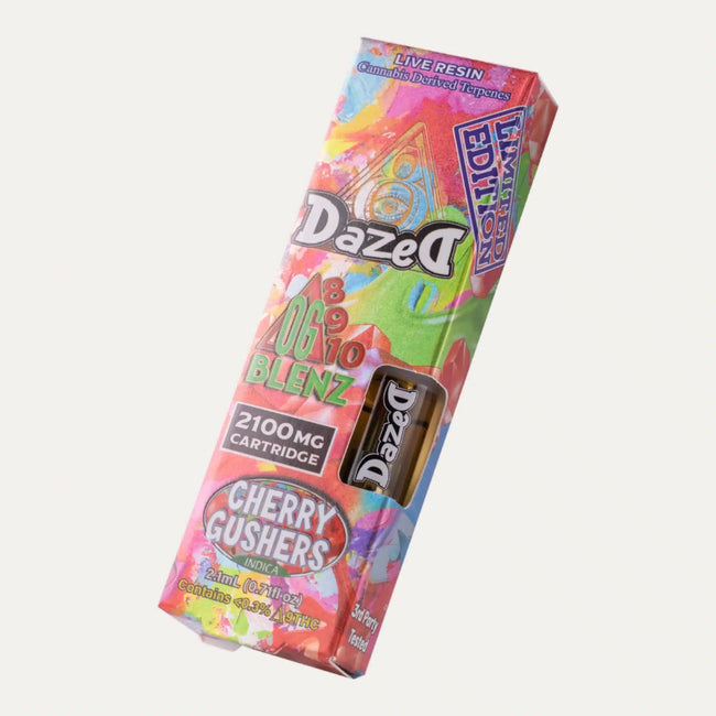 Dazed8 OG Blenz Live Resin 510 Cartridges (2.1g) Best Sales Price - Vape Cartridges