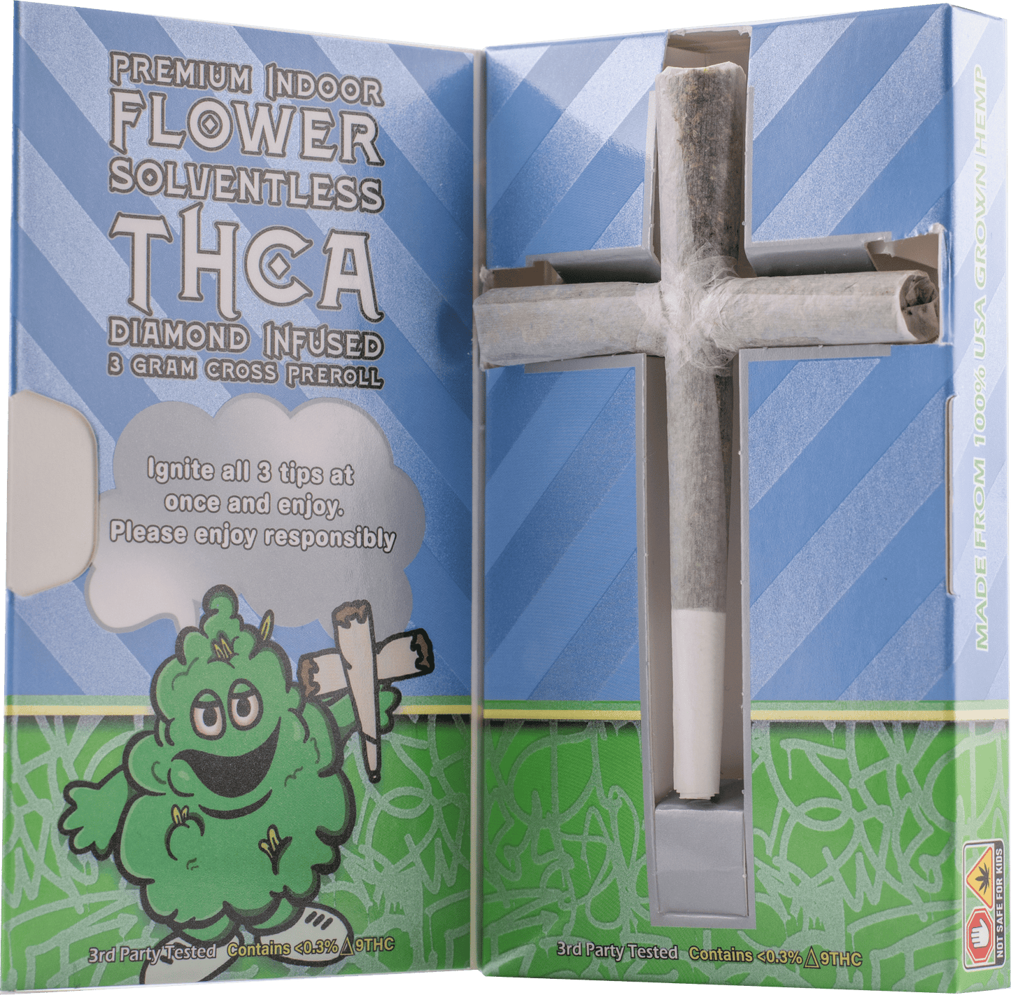 DazedA THC-A Diamonds Cross Joints (3g) Best Sales Price - CBD