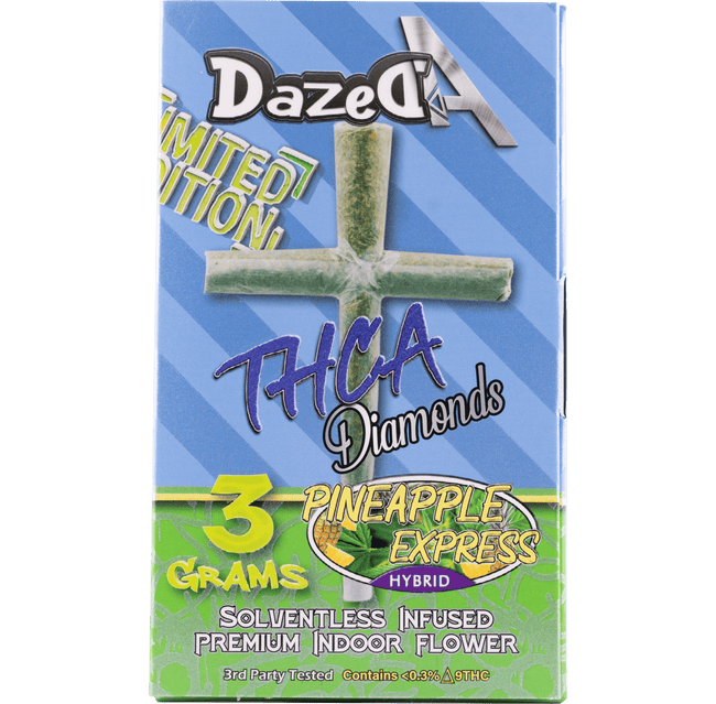 DazedA THC-A Diamonds Cross Joints (3g) Best Sales Price - CBD