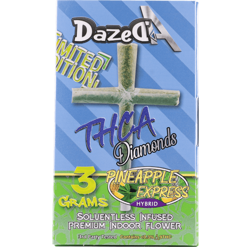 DazedA THC-A Diamonds Cross Joints (3g) Best Sales Price - CBD