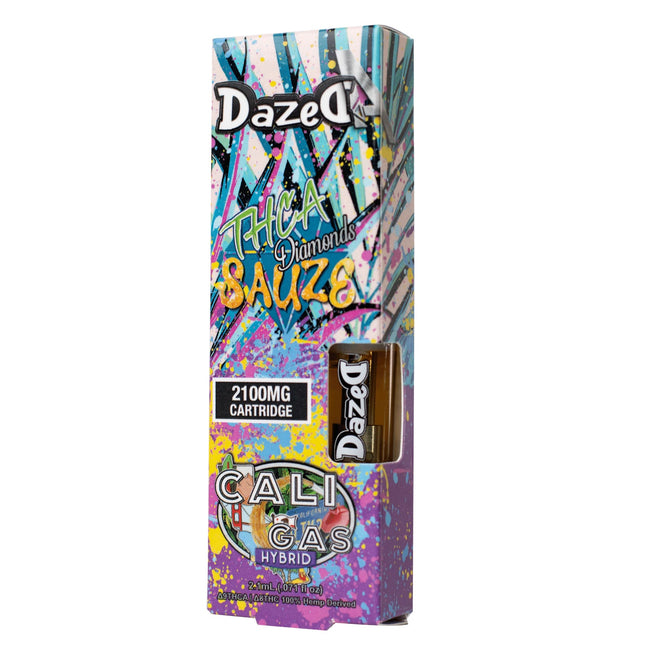DazedA THCA Diamonds Sauze Cartridges (2.1g) Best Sales Price - Vape Cartridges
