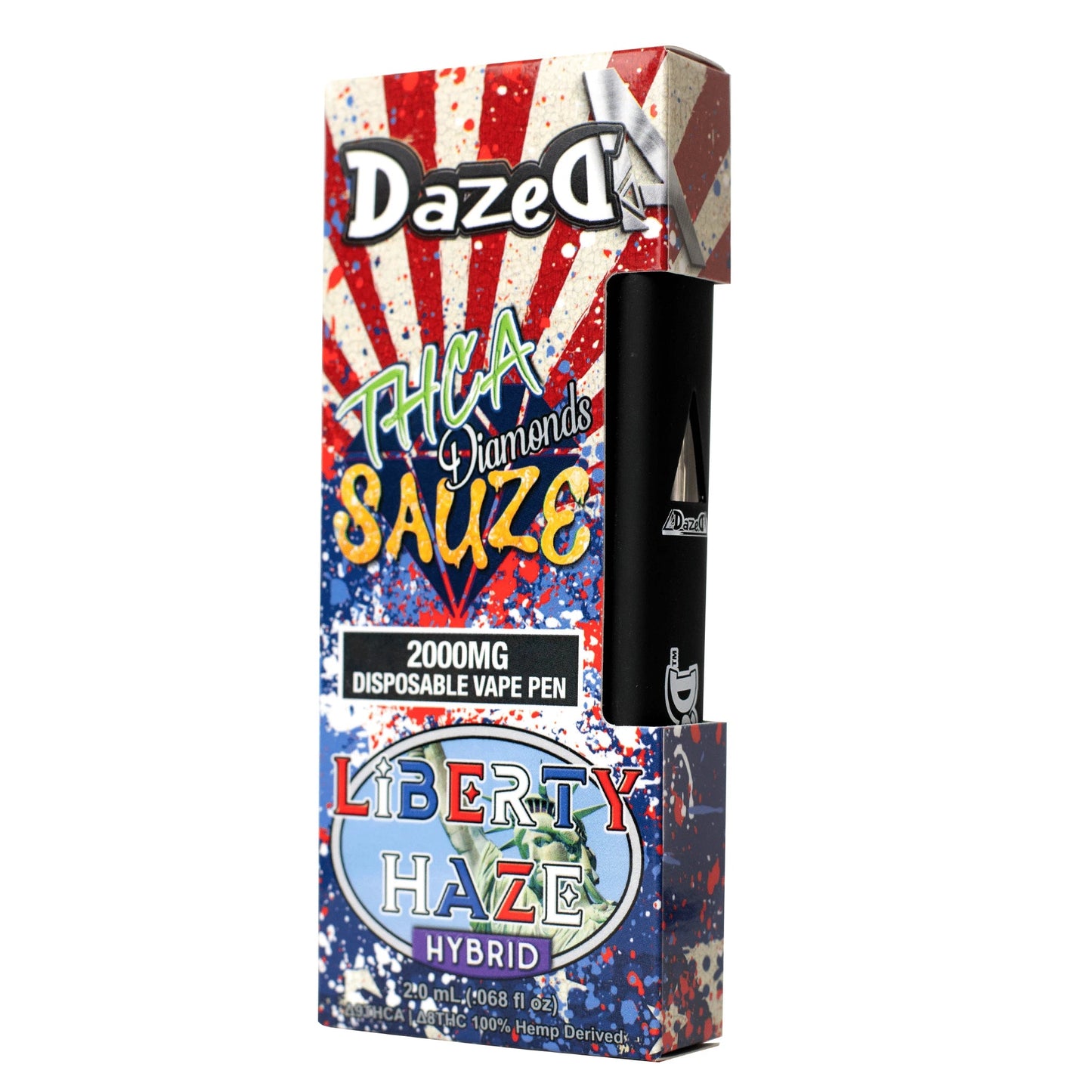 DazedA THCA Diamonds Sauze Disposable Vape Pens (2g) Best Sales Price - Vape Pens