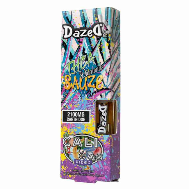 DazedA THCA Diamonds Sauze Vape Cartridge Cali Gas 2.1g Best Sales Price - Vape Cartridges