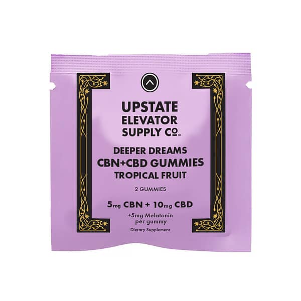 Upstate Elevator Deeper Dreams CBN+CBD Gummy 15mg 2 Gummies Best Sales Price - Gummies