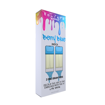 Delta Extrax Berry Blue Goliath 1G Pods – 2 Pack Best Sales Price - Vape Cartridges