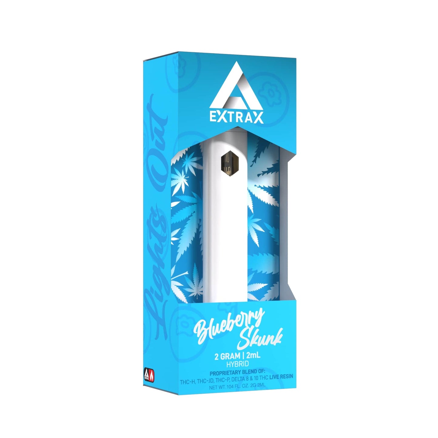 Delta Extrax Blueberry Skunk THCh THCjd Disposable – Live Resin Best Sales Price - Vape Pens