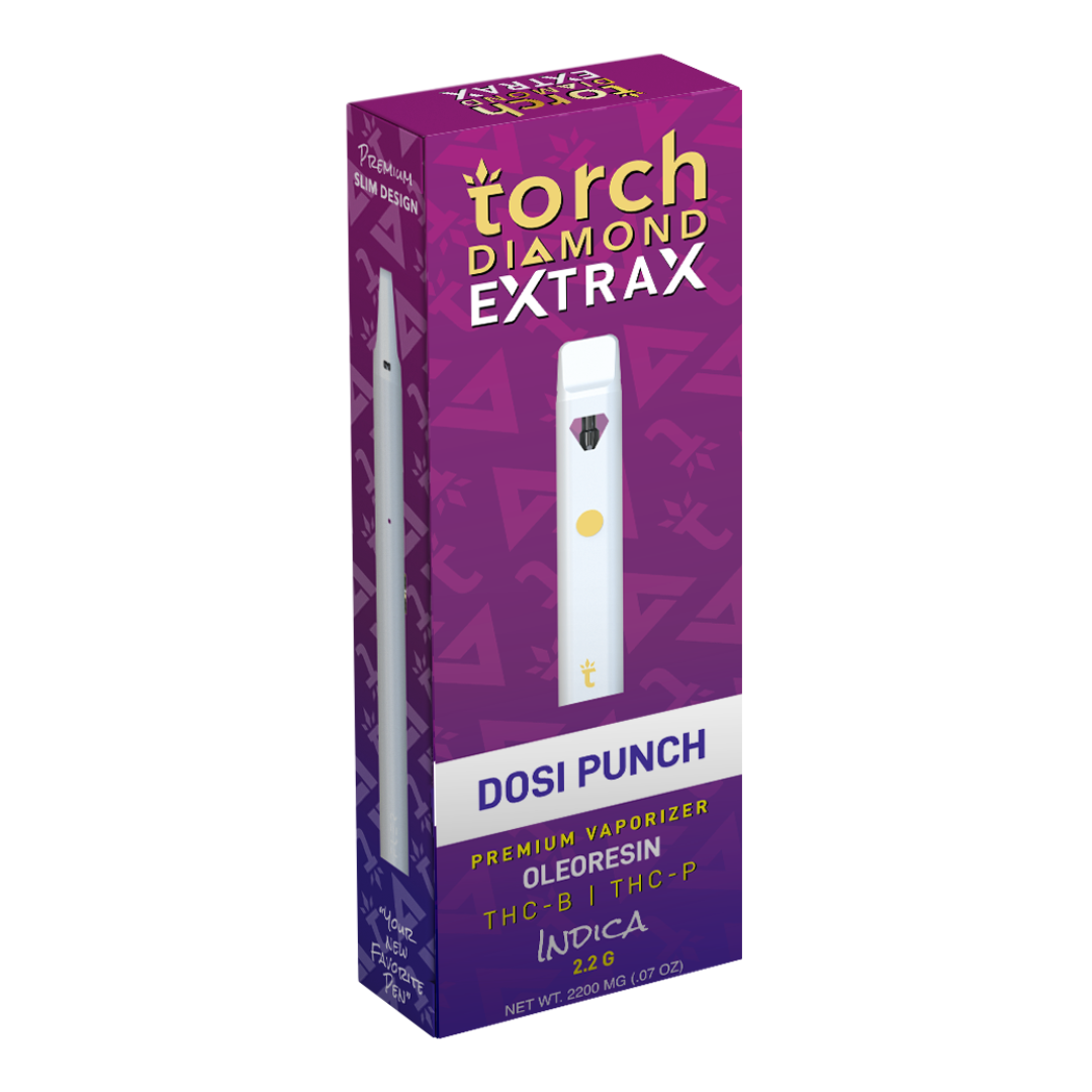 Delta Extrax Dosi Punch Torch Diamond Extrax Disposable Best Sales Price - Vape Pens