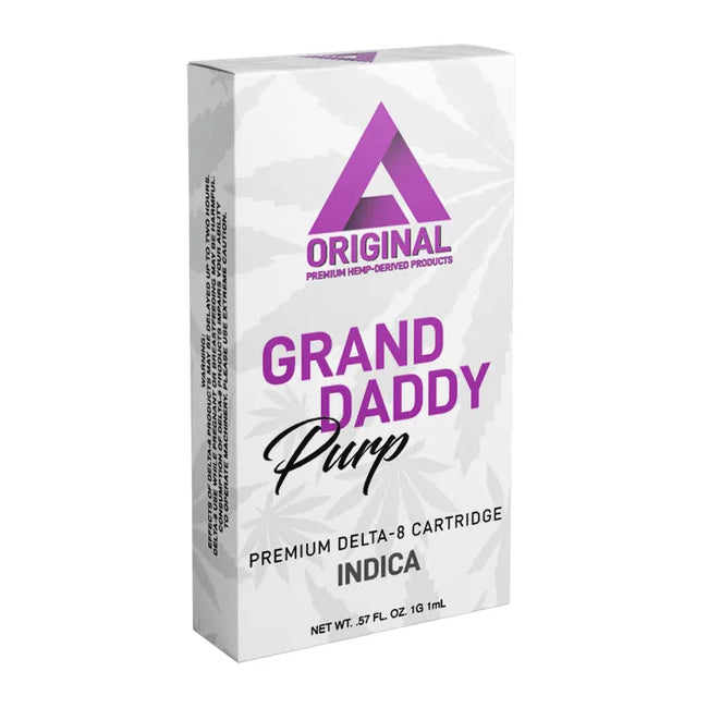 Delta Extrax Grand Daddy Purp Delta 8 THC Cartridge Best Sales Price - Vape Cartridges