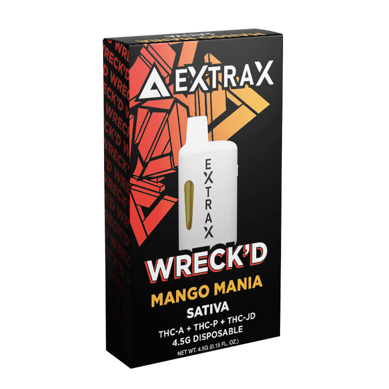 Delta Extrax Mango Mania | Disposable THCA 4.5G | Wreck’d Best Sales Price - Vape Pens