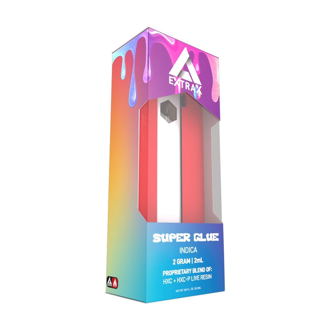 Delta Extrax Super Glue HXC + HXC-P Disposable 2 Gram Best Sales Price - Vape Pens