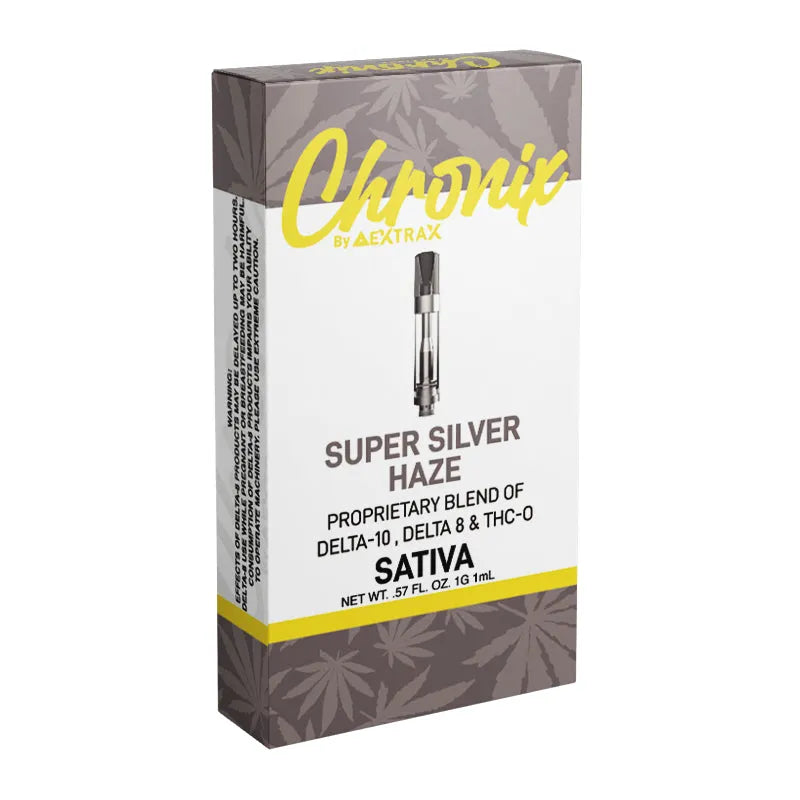Delta Extrax Super Silver Haze Chronix Cartridge Best Sales Price - Vape Cartridges