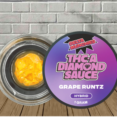 Delta Munchies Live Resin THCa Diamond Sauce 1g Best Sales Price - CBD