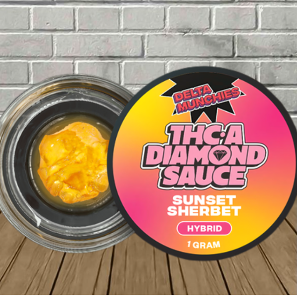 Delta Munchies Live Resin THCa Diamond Sauce 1g Best Sales Price - CBD