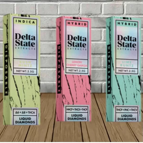 Delta State Extracts Liquid Diamonds Disposable 2.5g Best Sales Price - Vape Pens