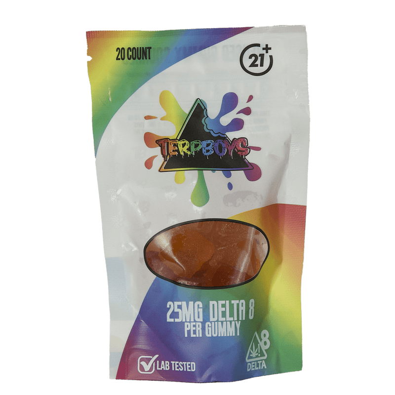 TerpBoys Delta-8 Mixed Fruit THC Gummies (20ct) 250mg Best Sales Price - Gummies