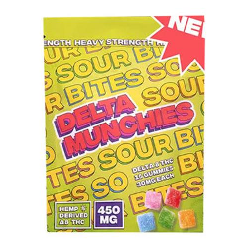 Delta Munchies - Delta 8 Edible - Sour Bites Gummies - 10mg-30mg Best Sales Price - Gummies