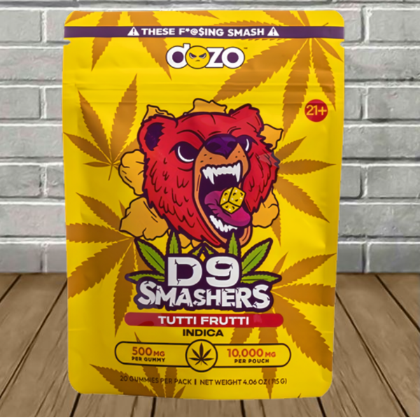 Dozo Delta 9 THC Smashers Blend Gummies 500mg Best Sales Price - Gummies