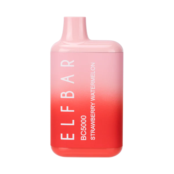 ELF BAR EB BC5000 5000 Puffs Disposable Vape - 13ML Strawberry Watermelon Best Sales Price - Disposables