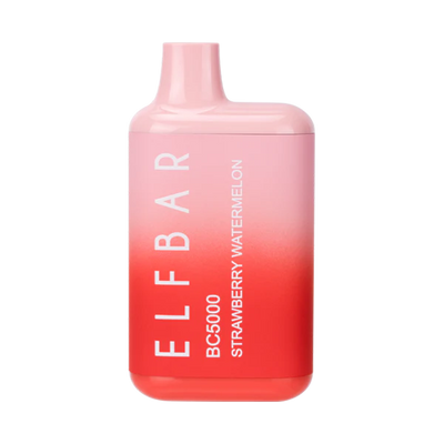 ELF BAR EB BC5000 5000 Puffs Disposable Vape - 13ML Strawberry Watermelon Best Sales Price - Disposables