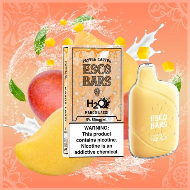 Esco Bars Aquios H2O 6000 Disposable Mango Lassi Best Sales Price - Disposables