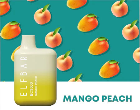 Elf Bar BC3500 Disposable Kit 3500 Puffs 650mAh Mango Peach Best Sales Price - Disposables