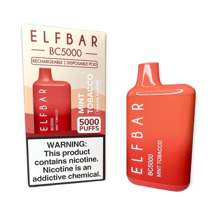 Elf Bar BC5000 Mint Tobacco Disposable Best Sales Price - Disposables