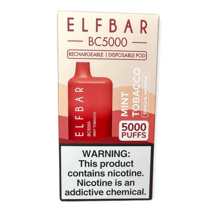Elf Bar BC5000 Mint Tobacco Disposable Best Sales Price - Disposables
